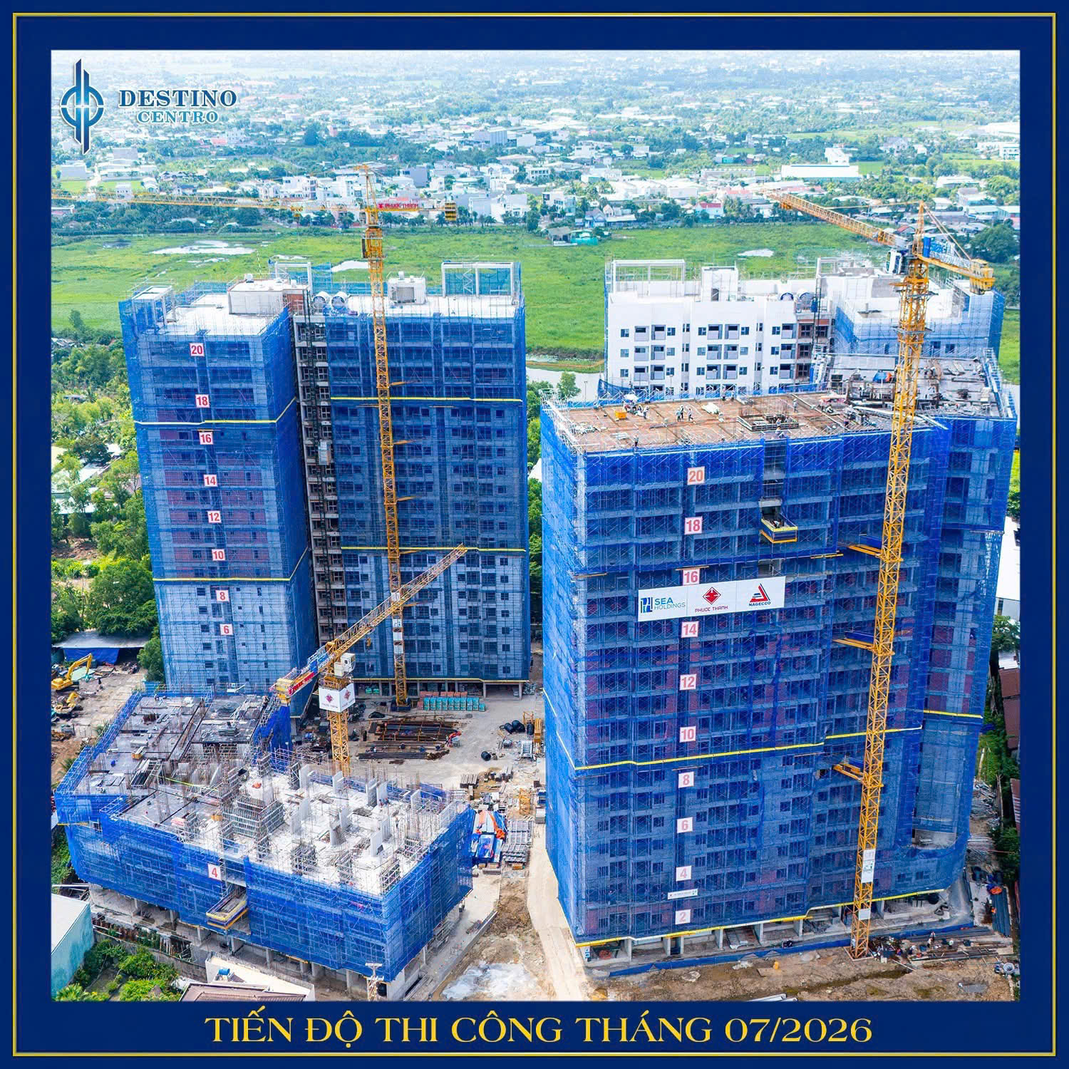 Tiến độ xây dựng eleva