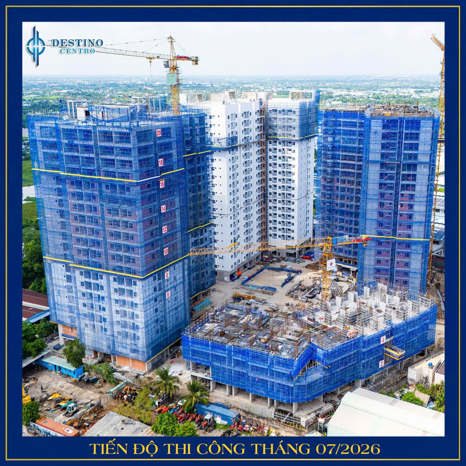 Tiến độ xây dựng eleva